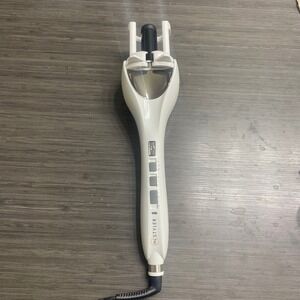 InStyler Tulip Auto Curler Ceramic Hair Curling Iron White ISAC-22WTUS-00